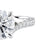 1 carat diamond engagement ring with diamond band made in platinum - McGuire Diamonds