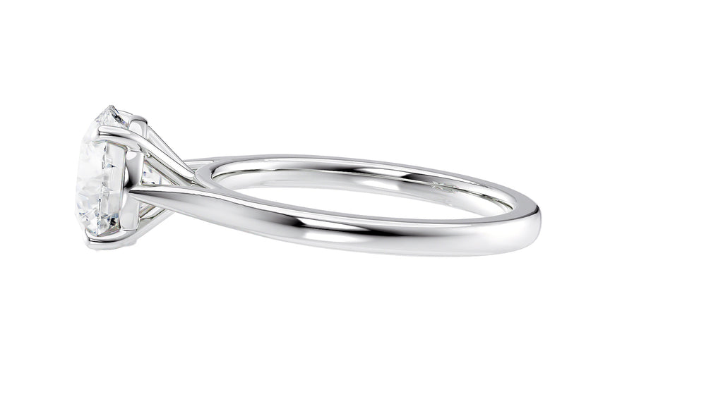 Round Solitaire Diamond Engagement Ring