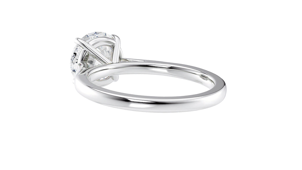 Round Solitaire Diamond Engagement Ring