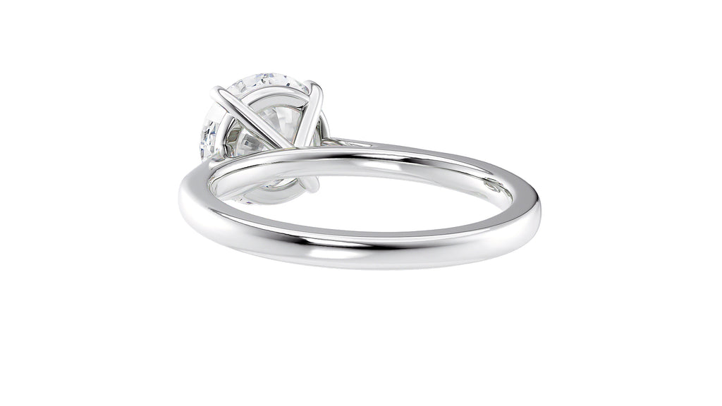 Round Solitaire Diamond Engagement Ring