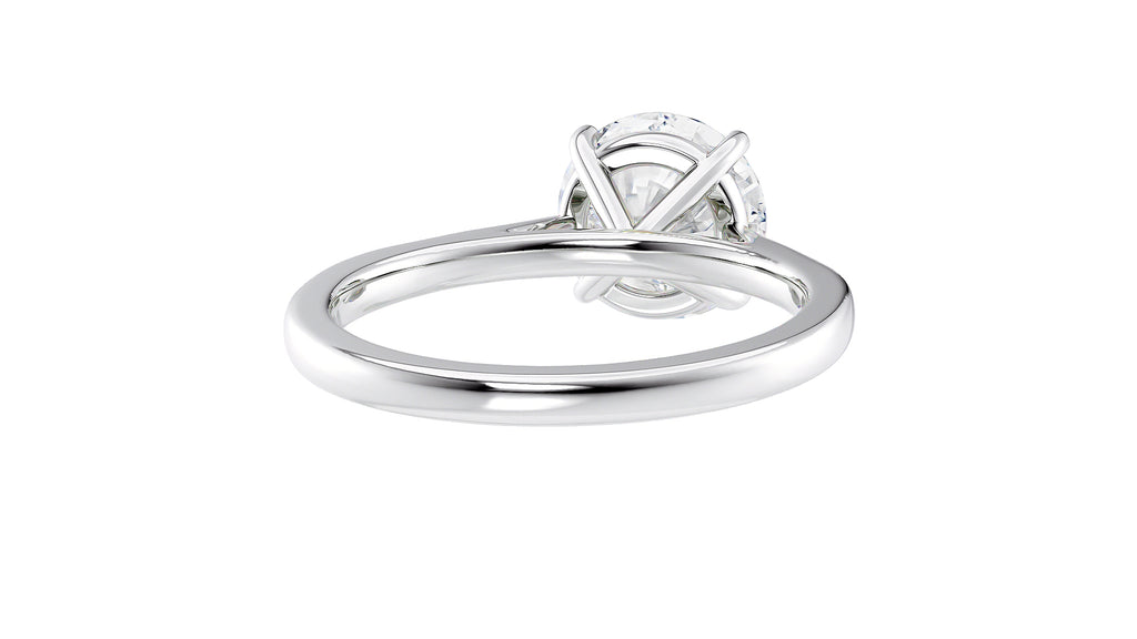 Round Solitaire Diamond Engagement Ring