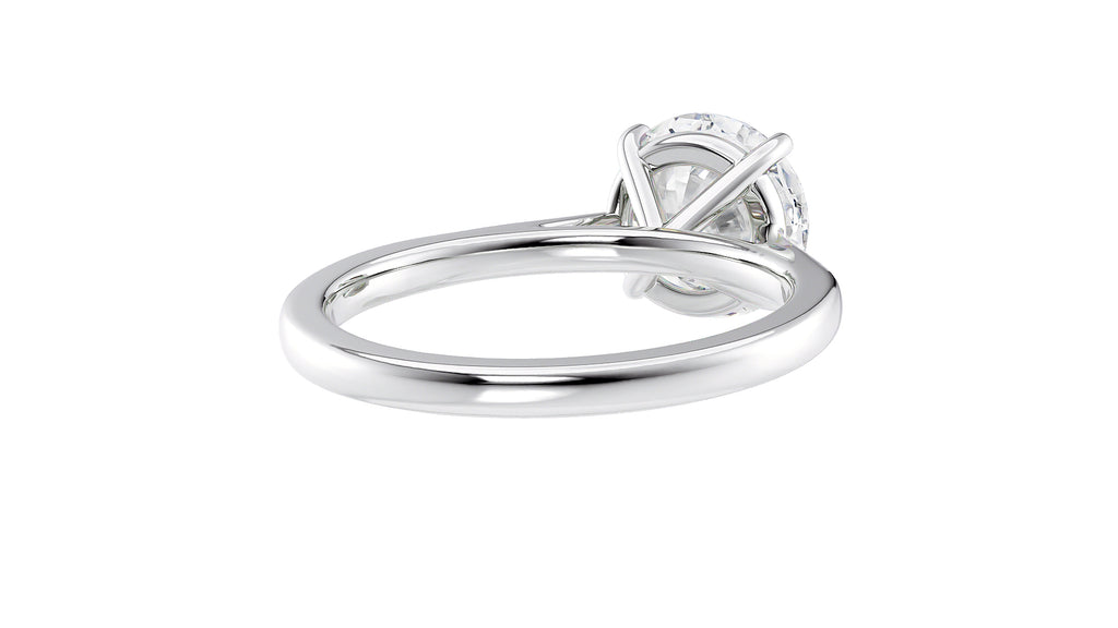 Round Solitaire Diamond Engagement Ring