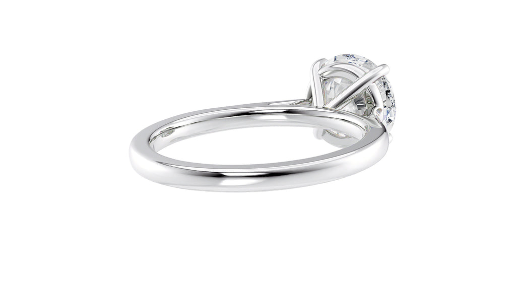 Round Solitaire Diamond Engagement Ring