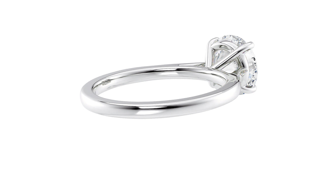 Round Solitaire Diamond Engagement Ring