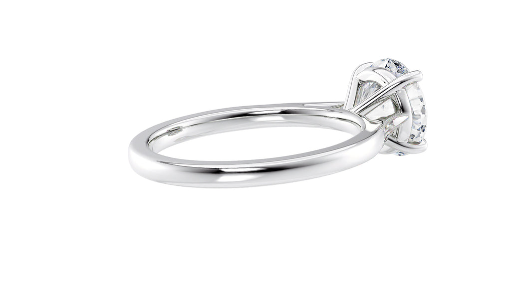 Round Solitaire Diamond Engagement Ring
