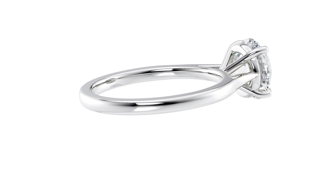 Round Solitaire Diamond Engagement Ring