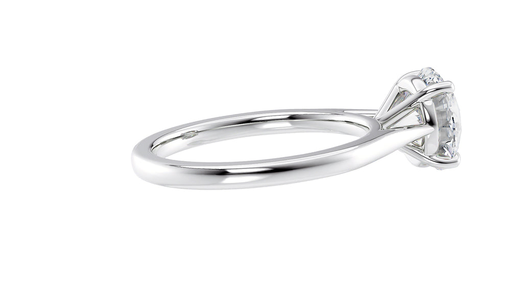 Round Solitaire Diamond Engagement Ring
