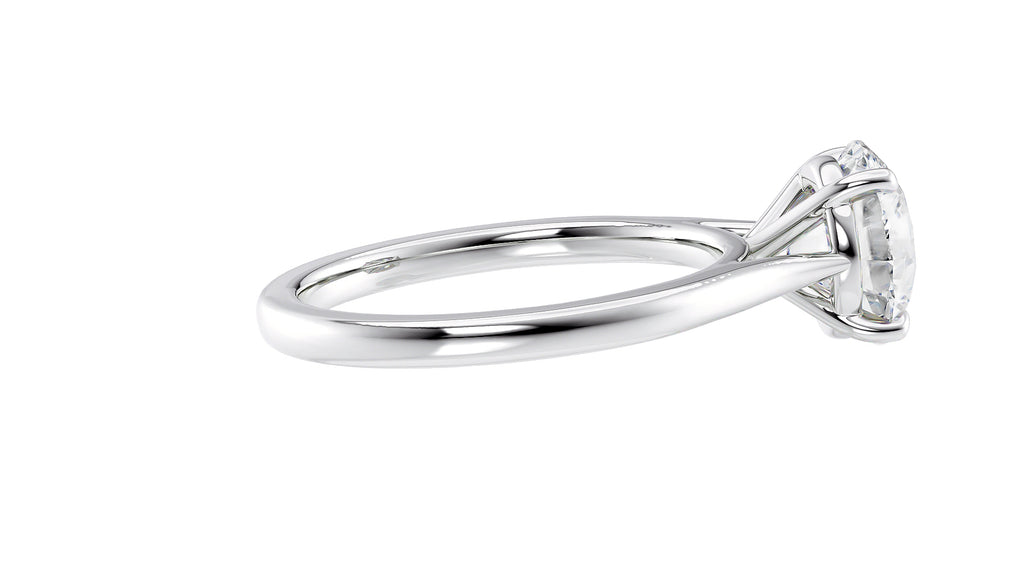 Round Solitaire Diamond Engagement Ring