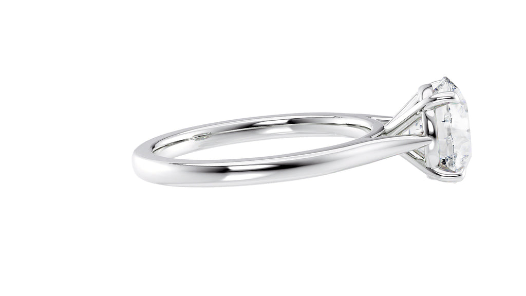 Round Solitaire Diamond Engagement Ring