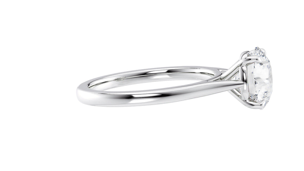 Round Solitaire Diamond Engagement Ring