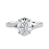 Twist diamond ring
