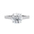 1 carat diamond engagement ring with diamond band