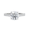 1 carat diamond engagement ring with diamond band