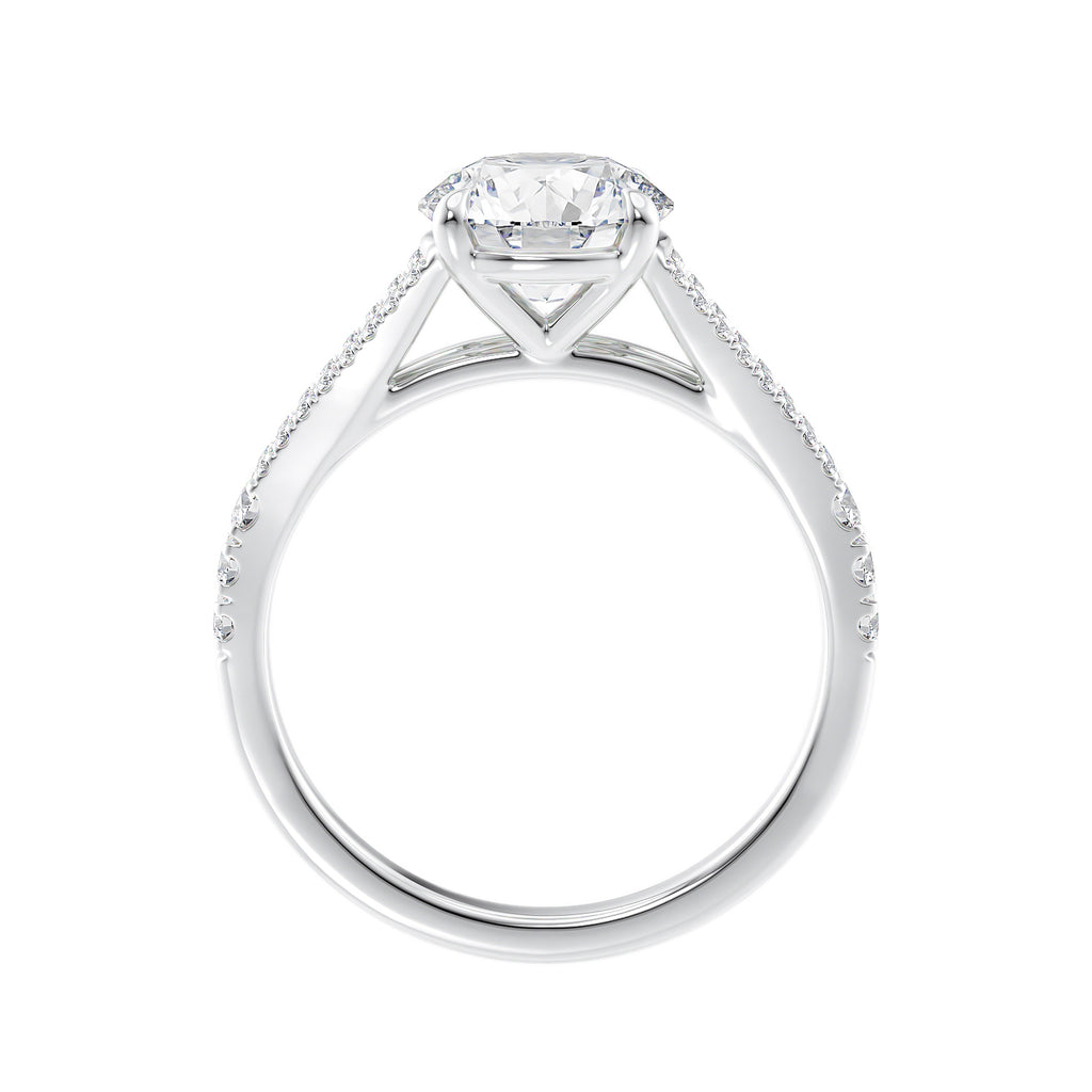 1 carat diamond ring with split band