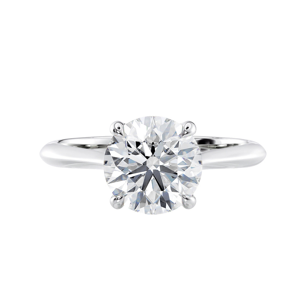 1.50 carat Lab Grown Diamond Engagement Ring McGuire Diamonds Front View 