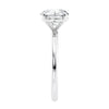 2 carat solitaire with slim band