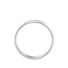 3mm white gold wedding ring