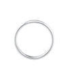 3mm white gold wedding ring