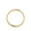 Classic domed yellow gold wedding ring