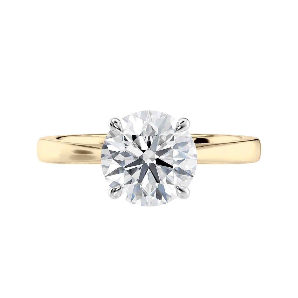 Classic solitaire diamond ring