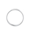 Classic domed edged wedding ring