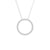 Laboratory Grown Diamond Circle Pendant 