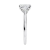 Emerald cut engagement ring