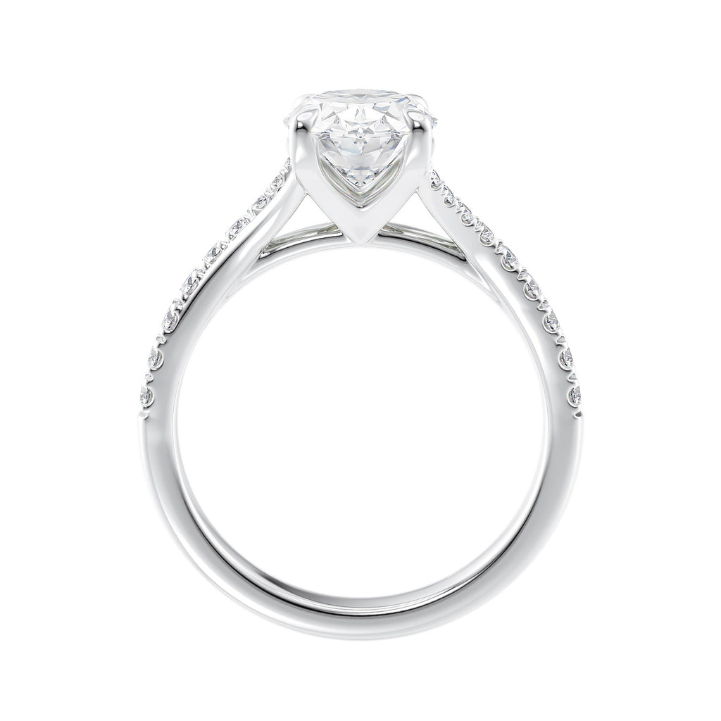 1 carat twist diamond ring
