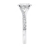 Oval twist diamond ring