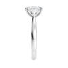 Emerald cut 3 stone lab grown diamond ring