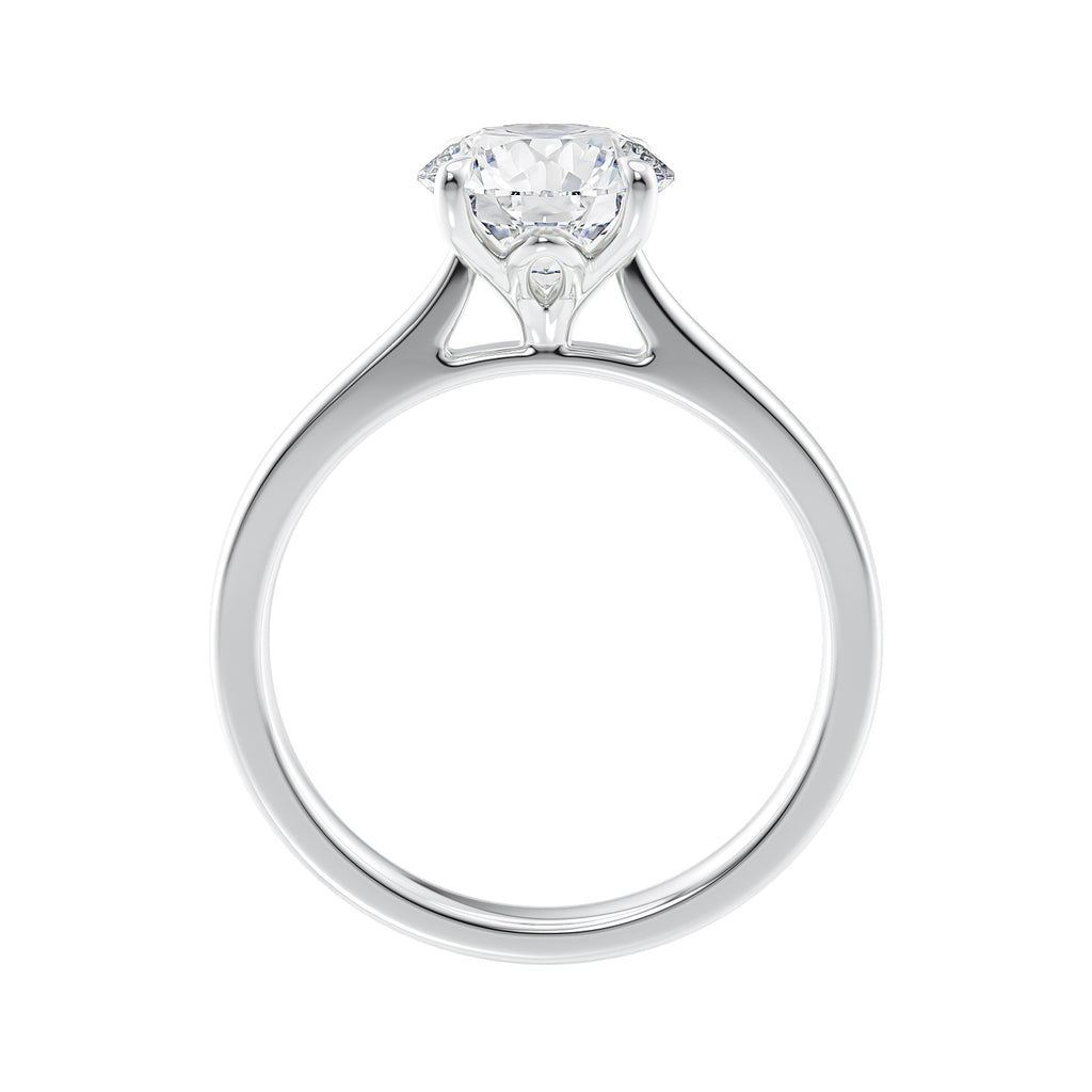Most popular 1 carat engagement ring white gold