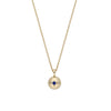 Sapphire Necklace Gold Chain