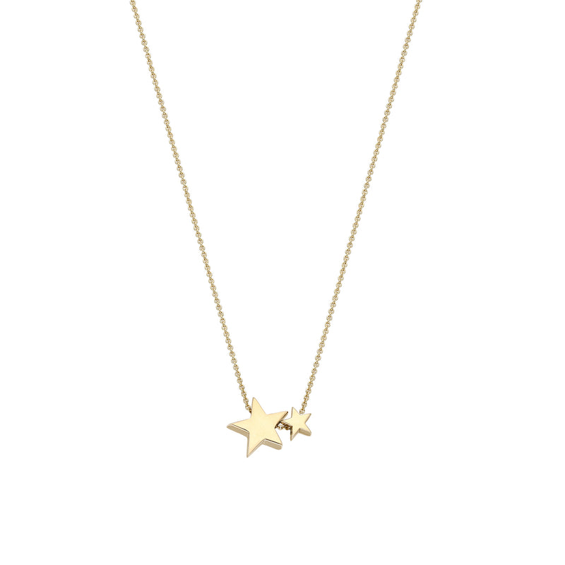 My brightest stars gold star necklace