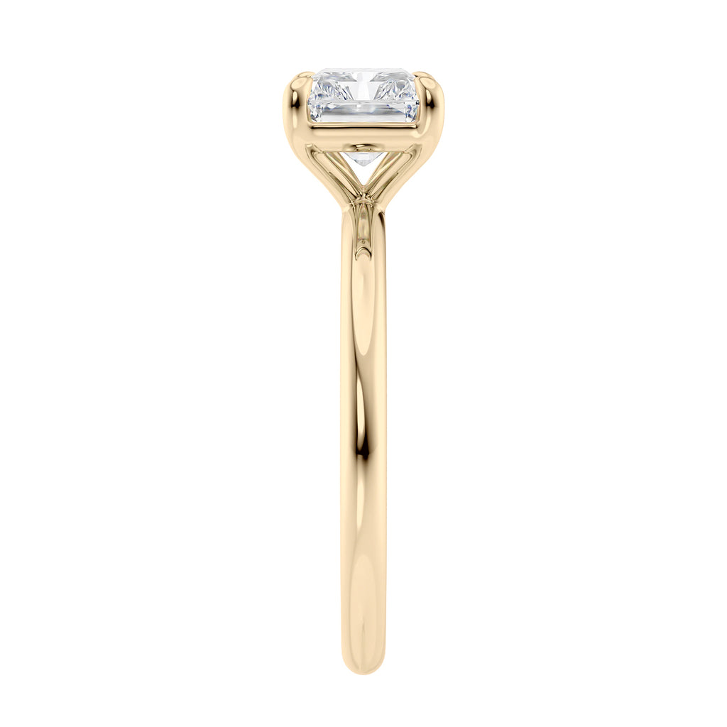 Radiant cut engagement ring Ireland