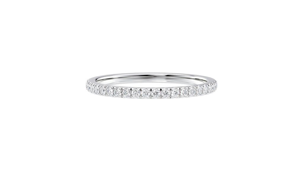 Have & Hold Platinum 2mm Diamond Wedding Ring