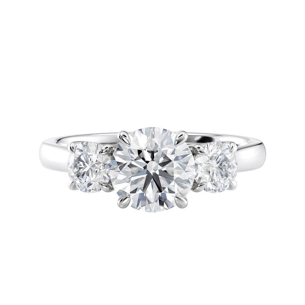 Moissanite 3 stone