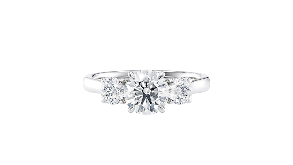 Moissanite 3 stone