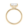 Radiant cut engagement ring Ireland gold