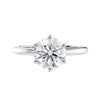 6 claw diamond engagement ring