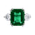 Emerald Ring Platinum