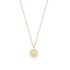 Irish coin gold necklace