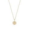 Irish coin gold necklace