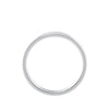 Platinum domed wedding ring