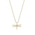 Dragonfly gold necklace