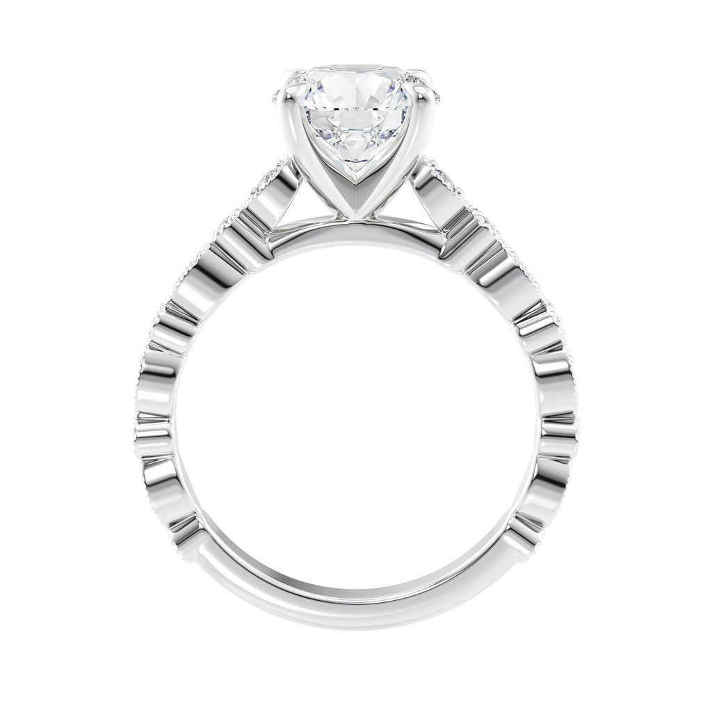 Vintage style diamond ring