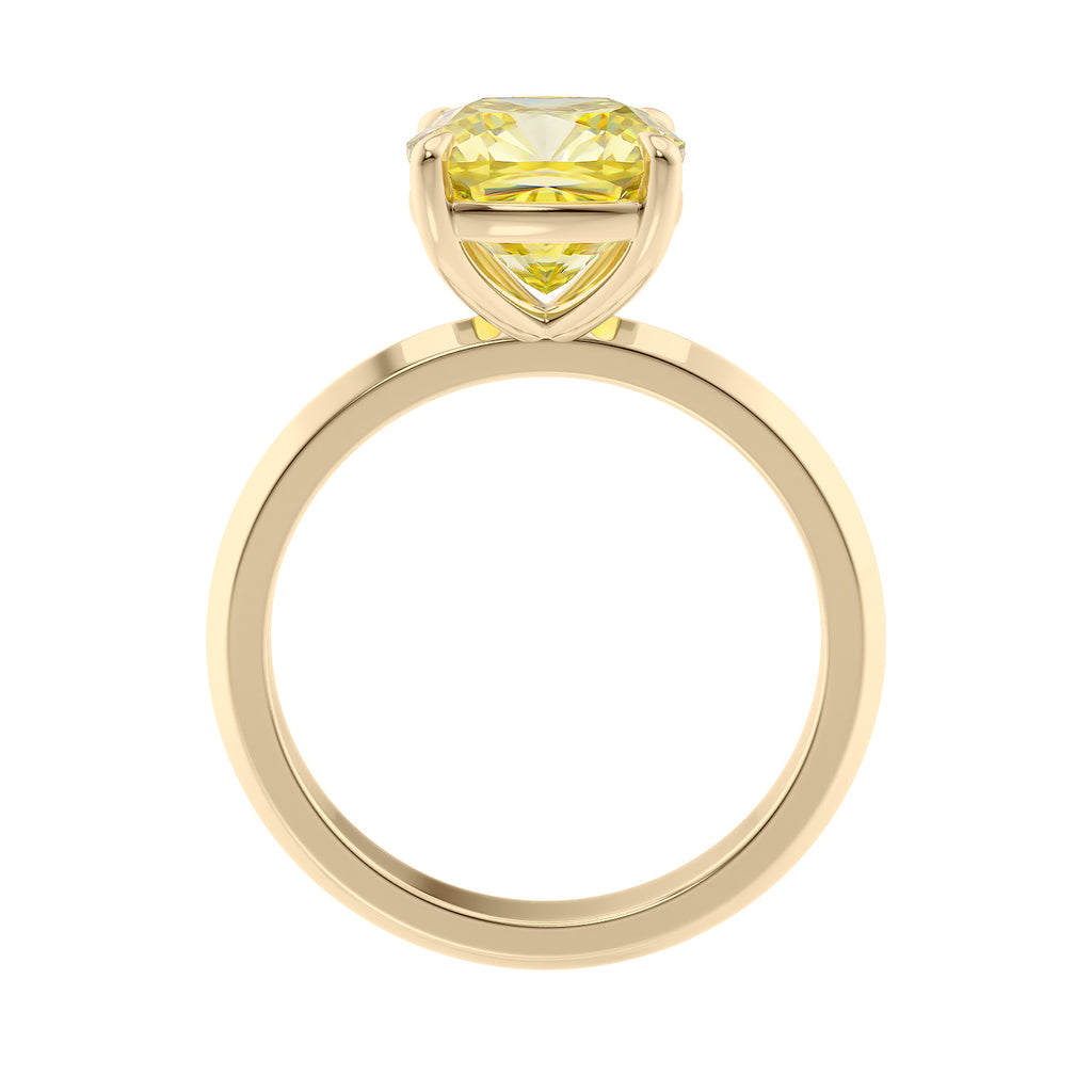 Yellow diamond ring gold