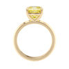 Yellow diamond ring gold